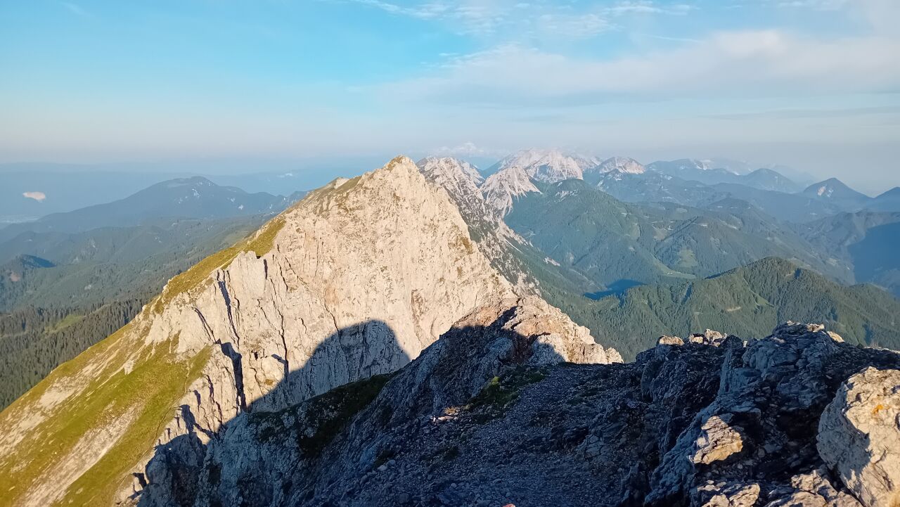 Přechod nejdelšího slovinského hřebene